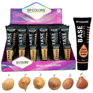 Set SP Colors Base Líquida Matte Cores 1-6