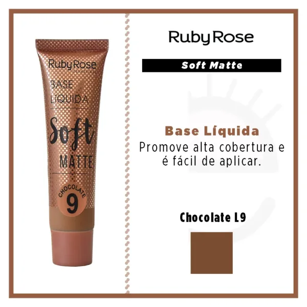 Ruby Rose Base Líquida Soft Matte Anúncio