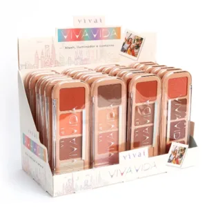 Set Vivai Viva a Vida Blush Iluminador Contorno