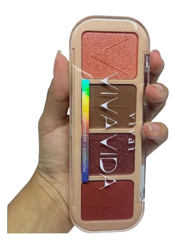 Vivai Viva a Vida Blush Iluminador Contorno Mão